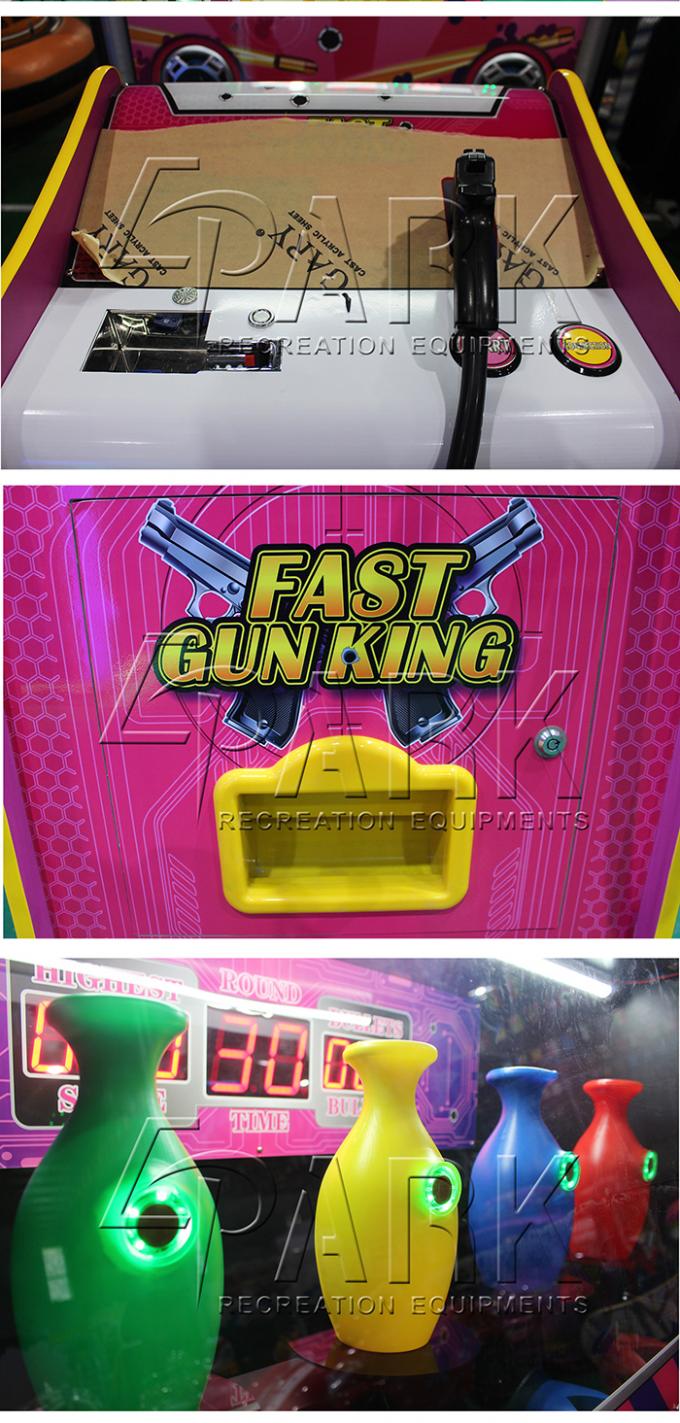 Fast Gunman Laser Shooting Arcade Machines For Game Center / Amusement Park