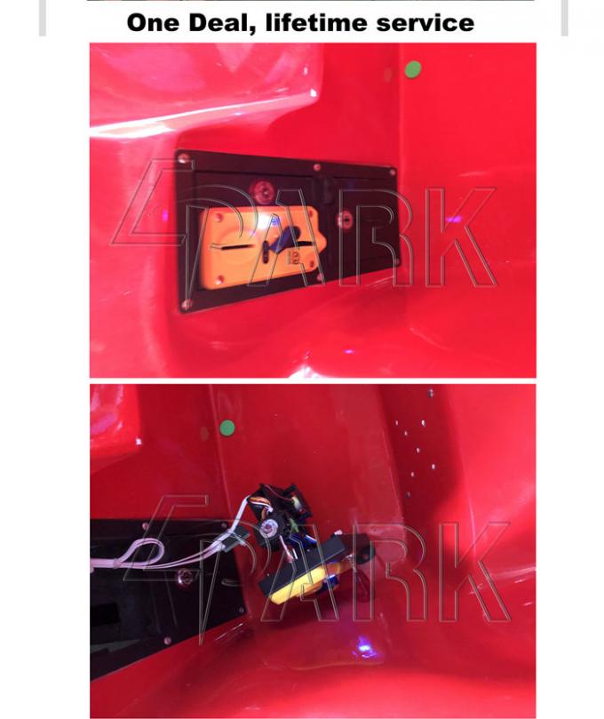 Family Entertainment Center Coin Operated Kiddie Ride With Video Screen