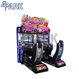 Electronic Car Racing Arcade Machine / Racing Arcade Cabinet Twin Racing Car