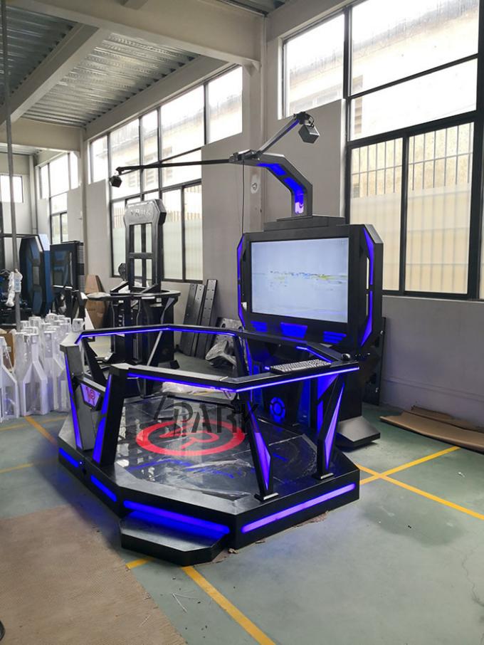 9D VR Simulator Walking Platform Shooting Game Machine virtual reality