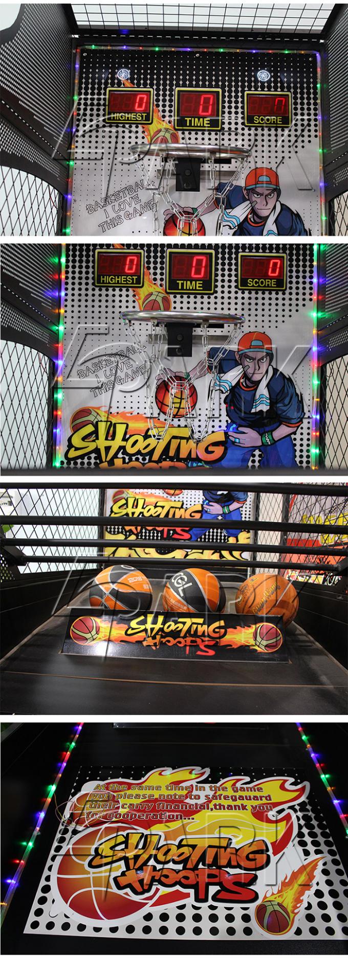 Cute Amusement Luxury Basketball Machine Shooting Game Machine For 1 - 2 Player 4