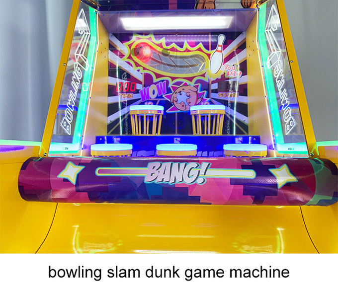 Bowling Slam Dunk Single Player Coin Operated Arcade Machines Lottery Bowling Arcade Game Machine 3