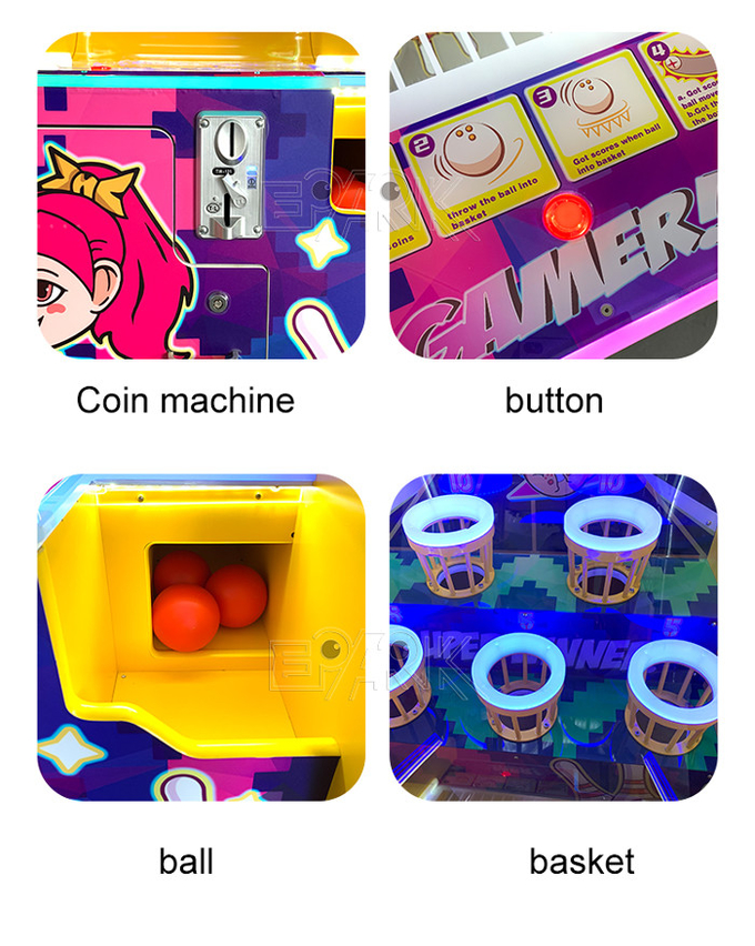 Bowling Slam Dunk Single Player Coin Operated Arcade Machines Lottery Bowling Arcade Game Machine 2