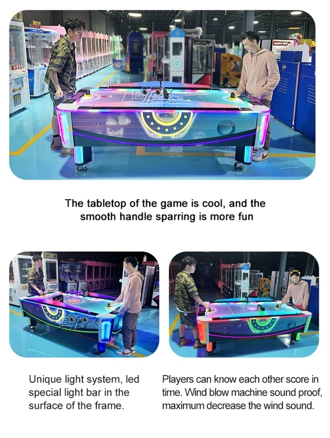 Super Speed Coin Operated Air Hockey Table Adult Arcade Game Game Zone 0