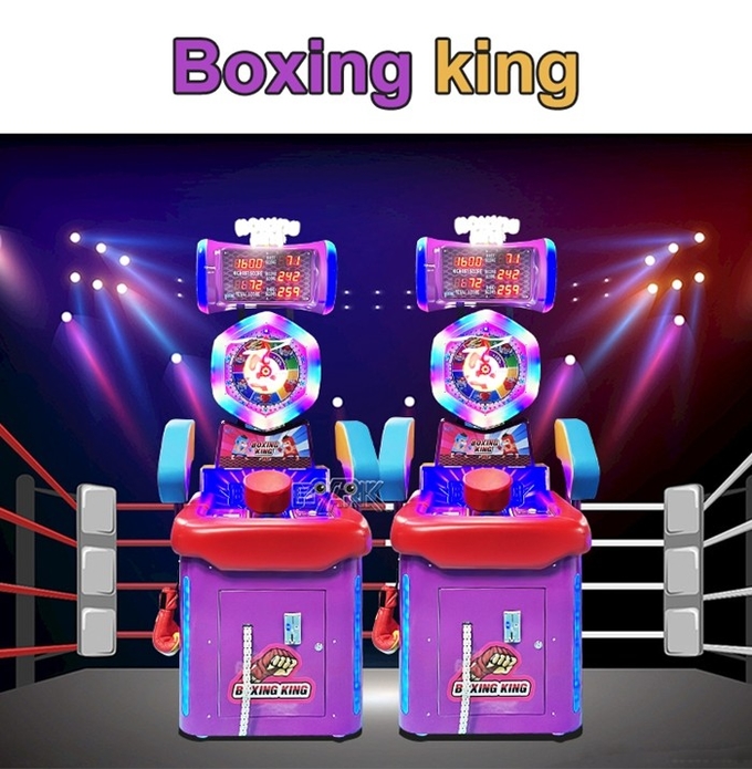 Coin Operated Ultimate Electronic Iron Boxing King Boxing Champion Game Machine 0