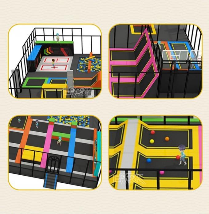 Jump Trampoline Park Equipment Soft Playground With Slide And Climbing Equipment 1